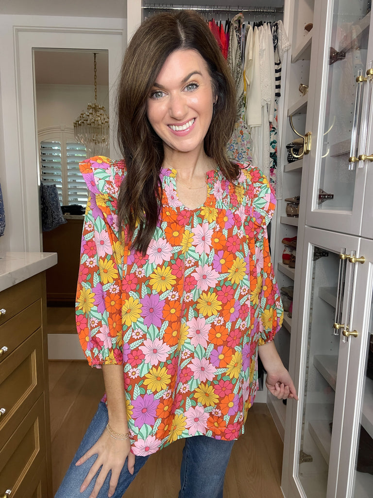 Mums the Word Floral Top