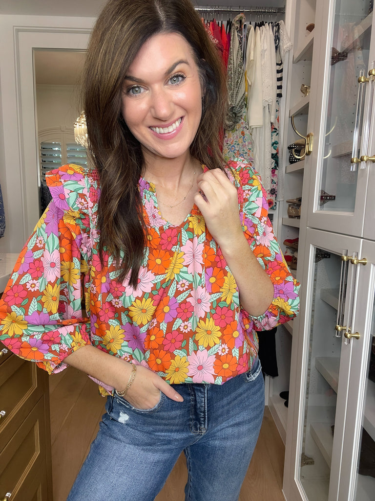 Mums the Word Floral Top