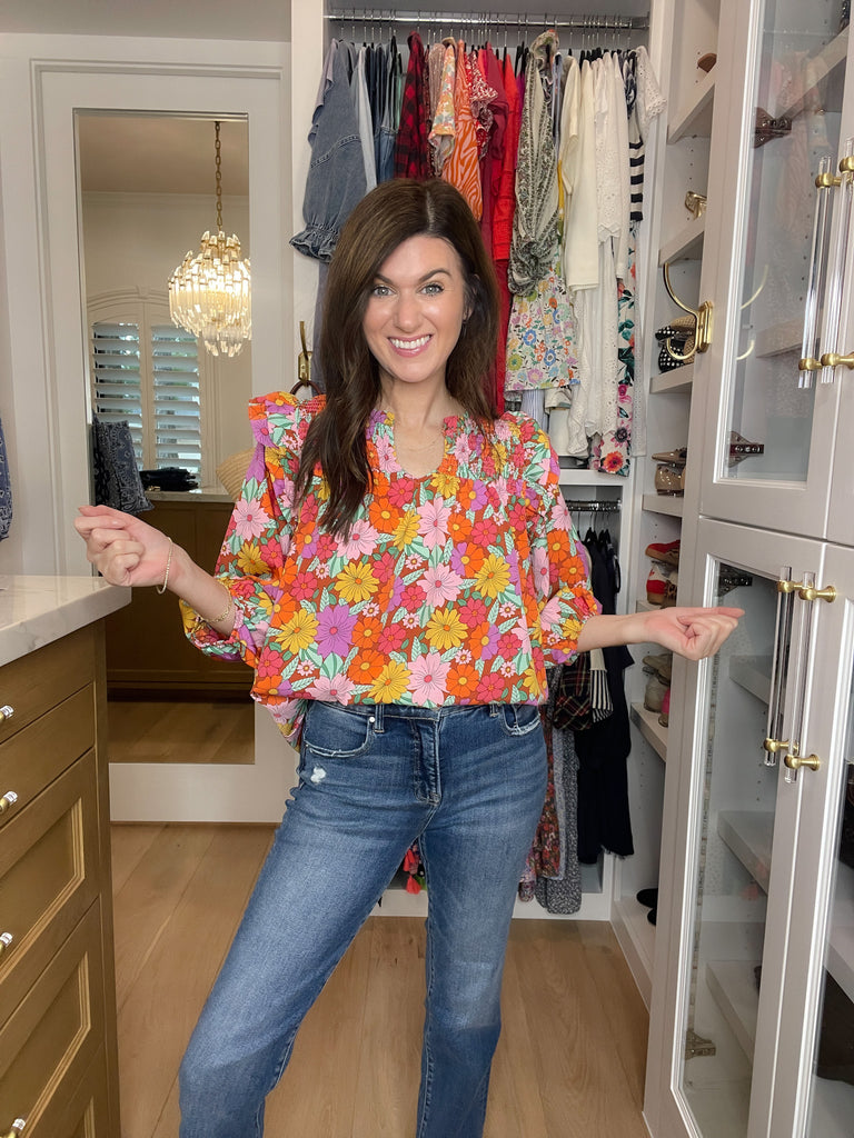 Mums the Word Floral Top