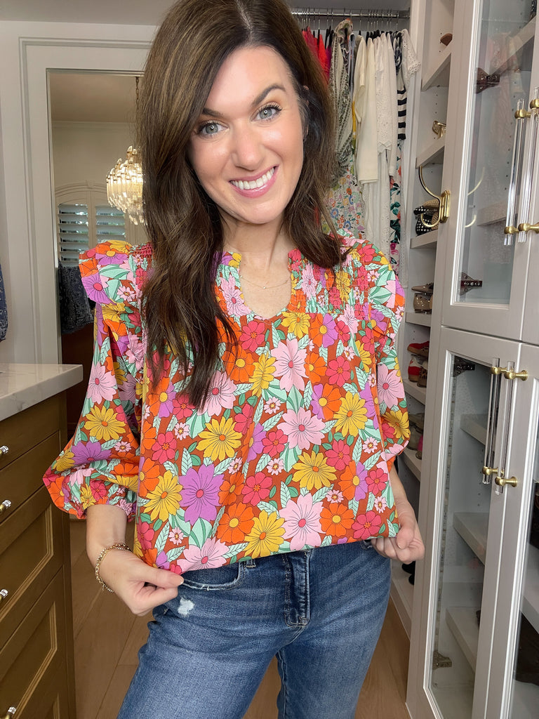 Mums the Word Floral Top