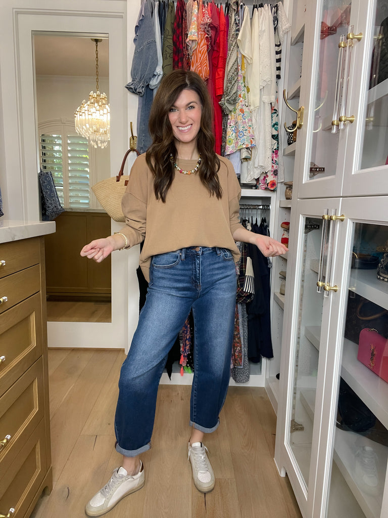 Risen Westport Mid Rise Barrel Jeans