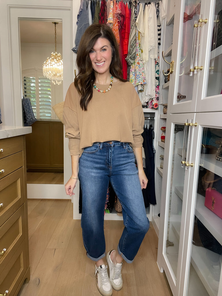 Risen Westport Mid Rise Barrel Jeans