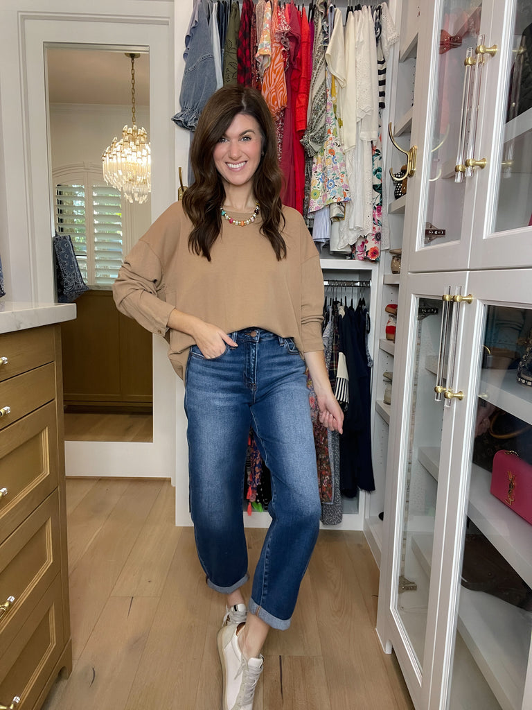 Risen Westport Mid Rise Barrel Jeans