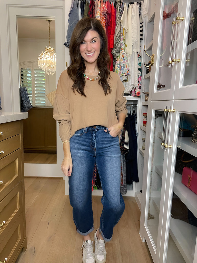 Risen Westport Mid Rise Barrel Jeans