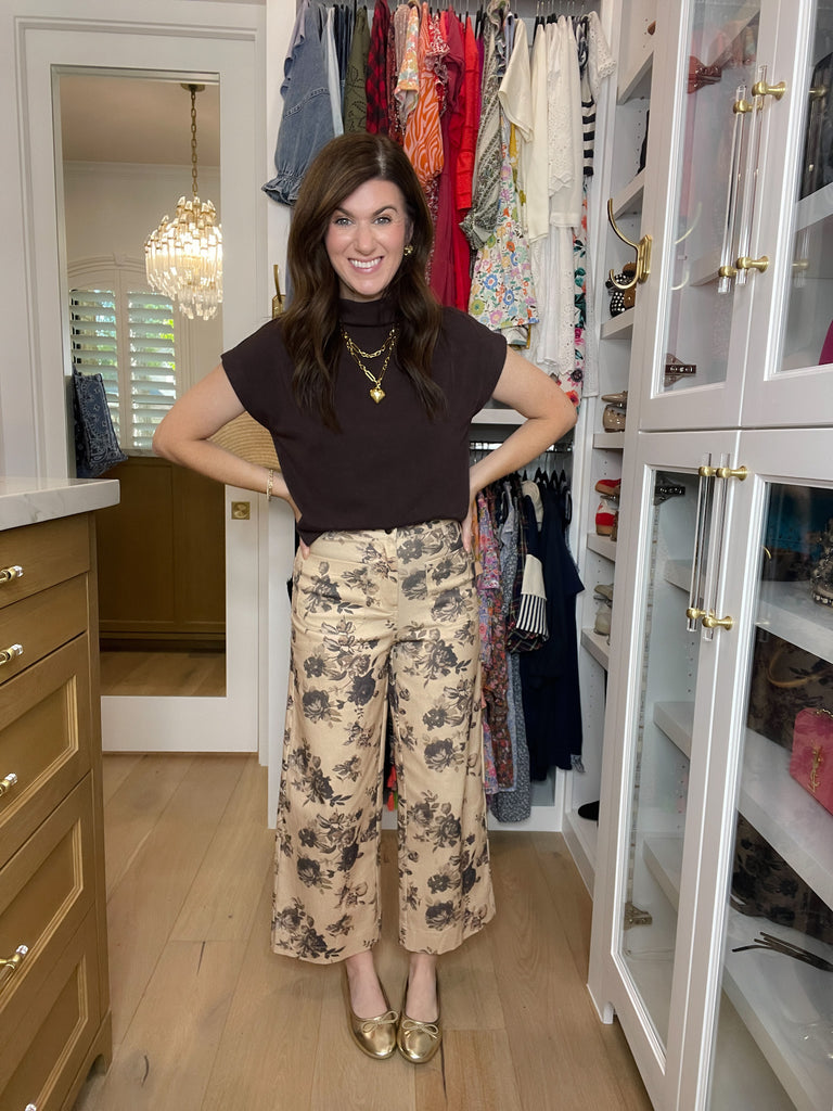 Wildflower Way Jeans in Taupe