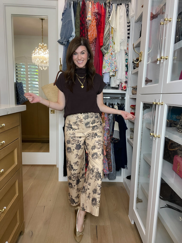 Wildflower Way Jeans in Taupe