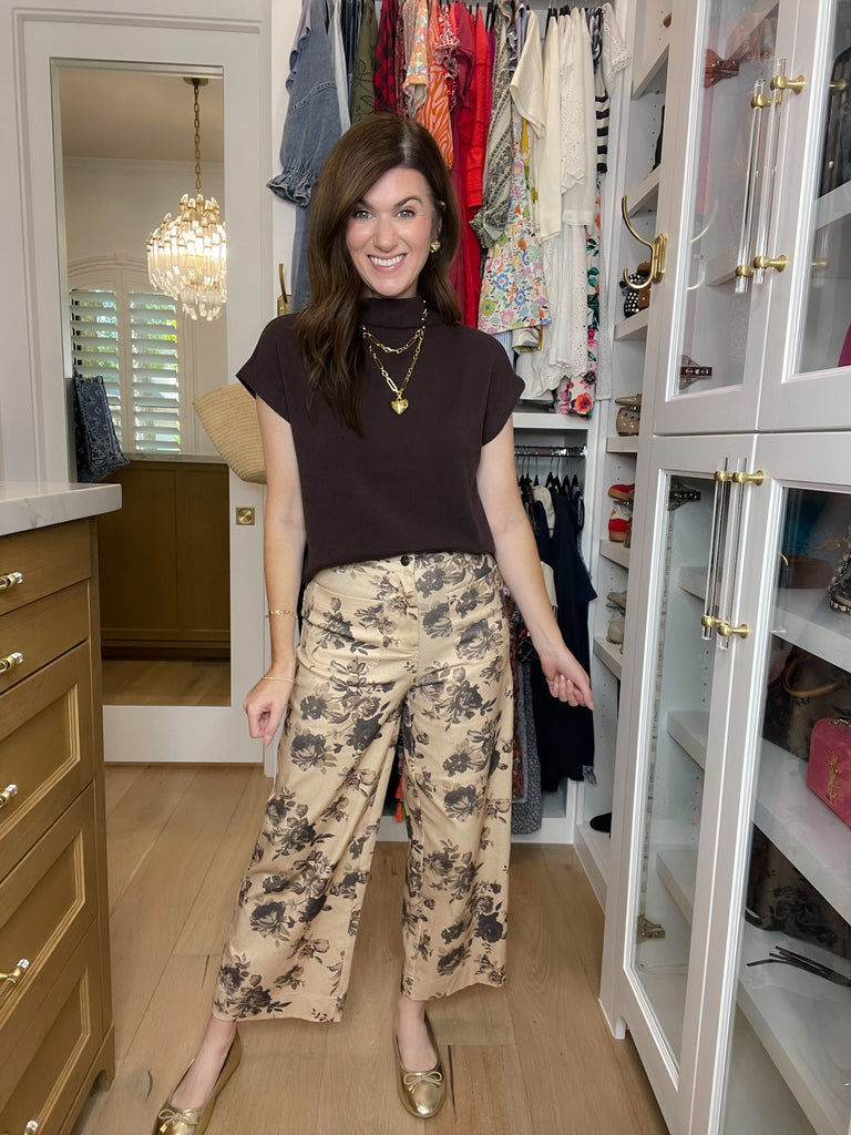 Wildflower Way Jeans in Taupe