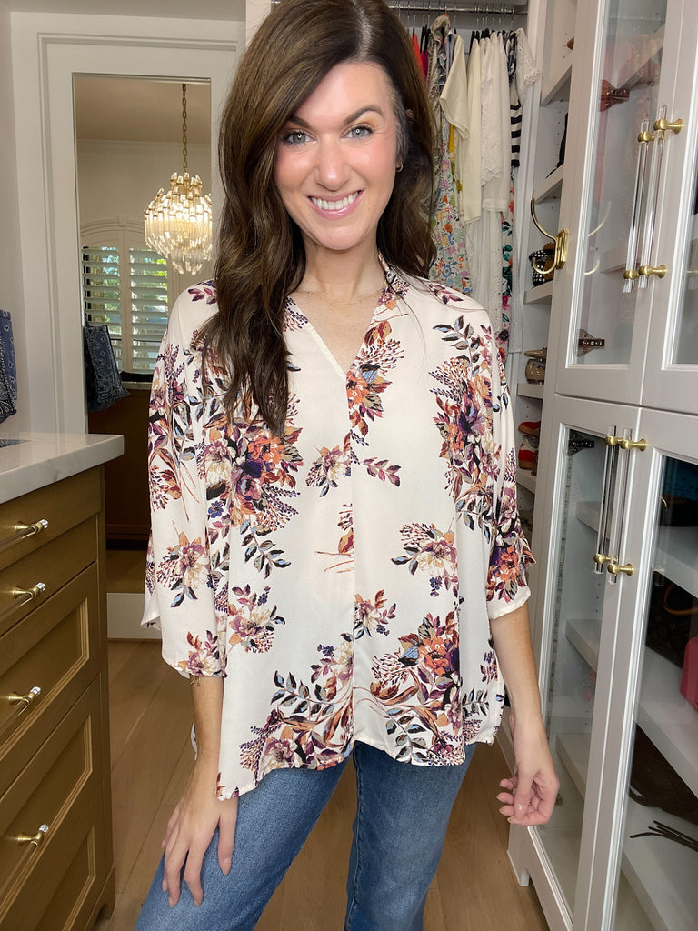 Golden Hour Blooms Top