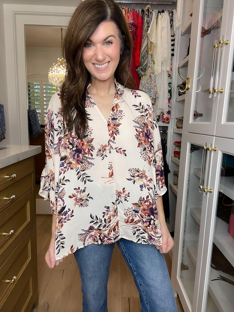 Golden Hour Blooms Top