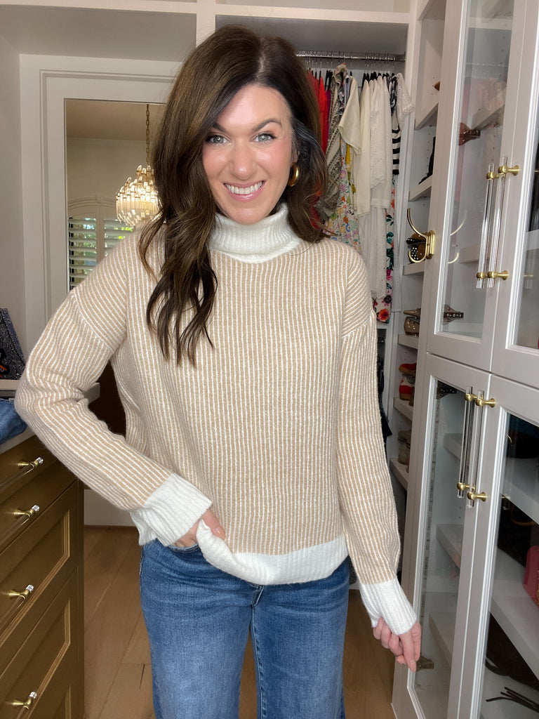 Chai Comfort Striped Sweater