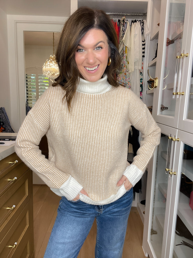 Chai Comfort Striped Sweater