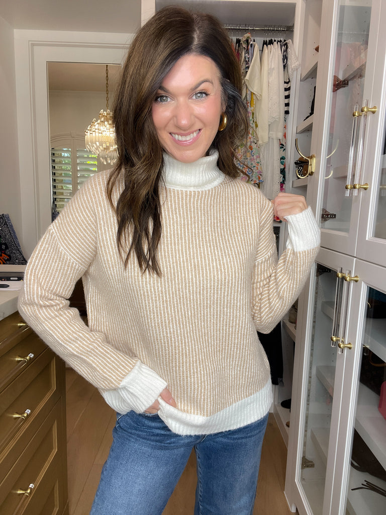 Chai Comfort Striped Sweater