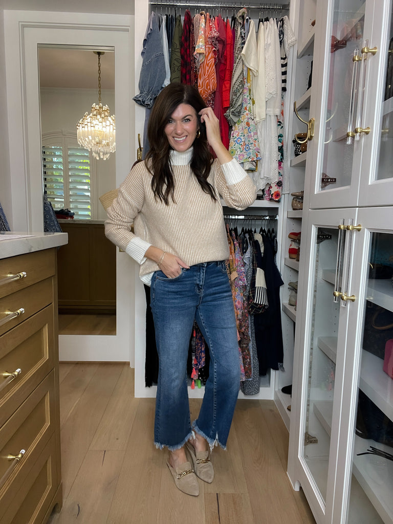 Risen Willow Creek Mid Rise Cropped Jeans