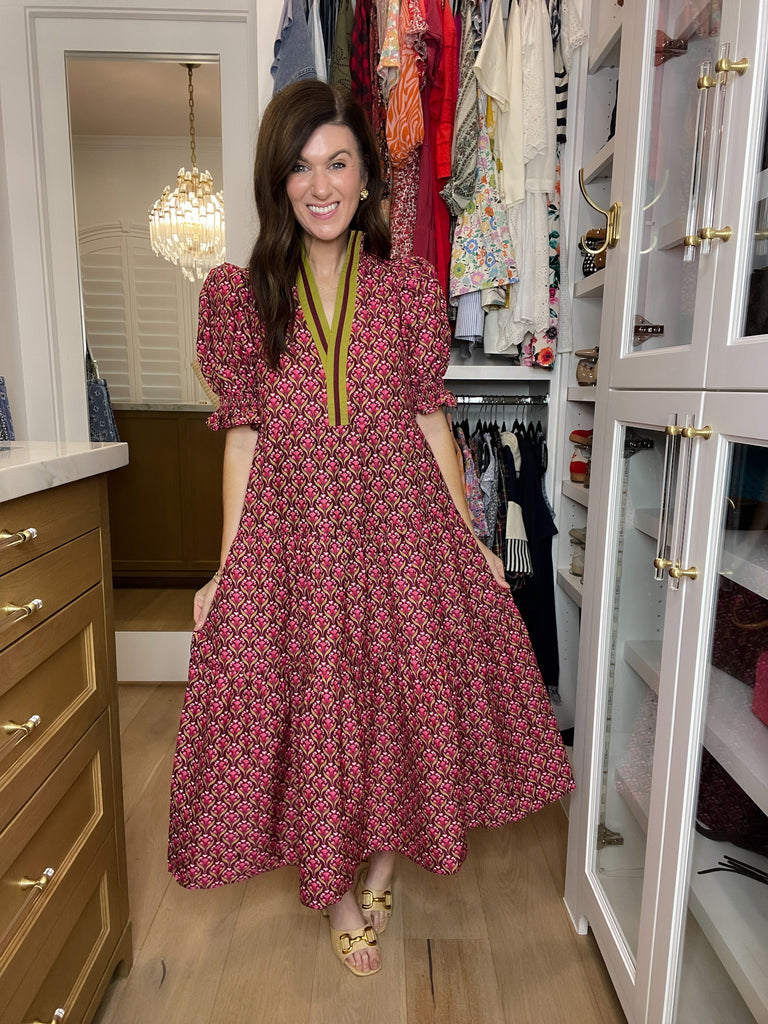 Merlot Moments Midi Dress