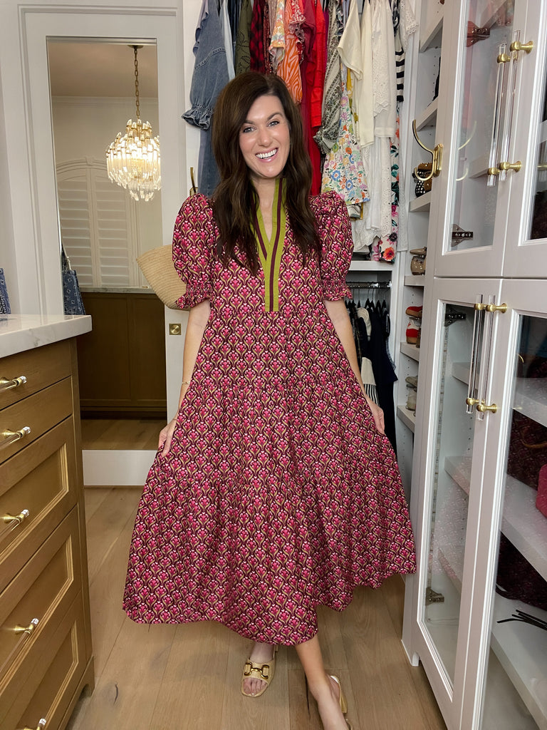 Merlot Moments Midi Dress