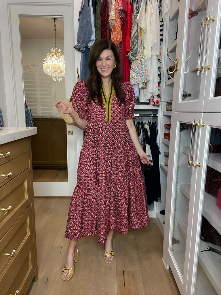 Merlot Moments Midi Dress