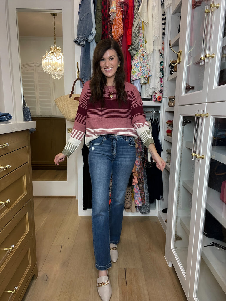 Risen Everett Mid Rise Tummy Control Jeans