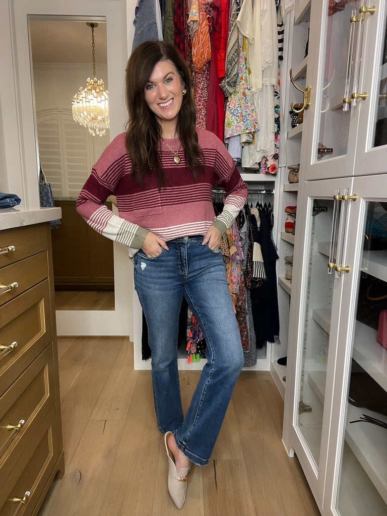 Risen Everett Mid Rise Tummy Control Jeans