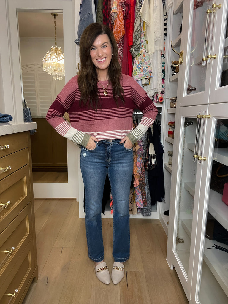 Risen Everett Mid Rise Tummy Control Jeans