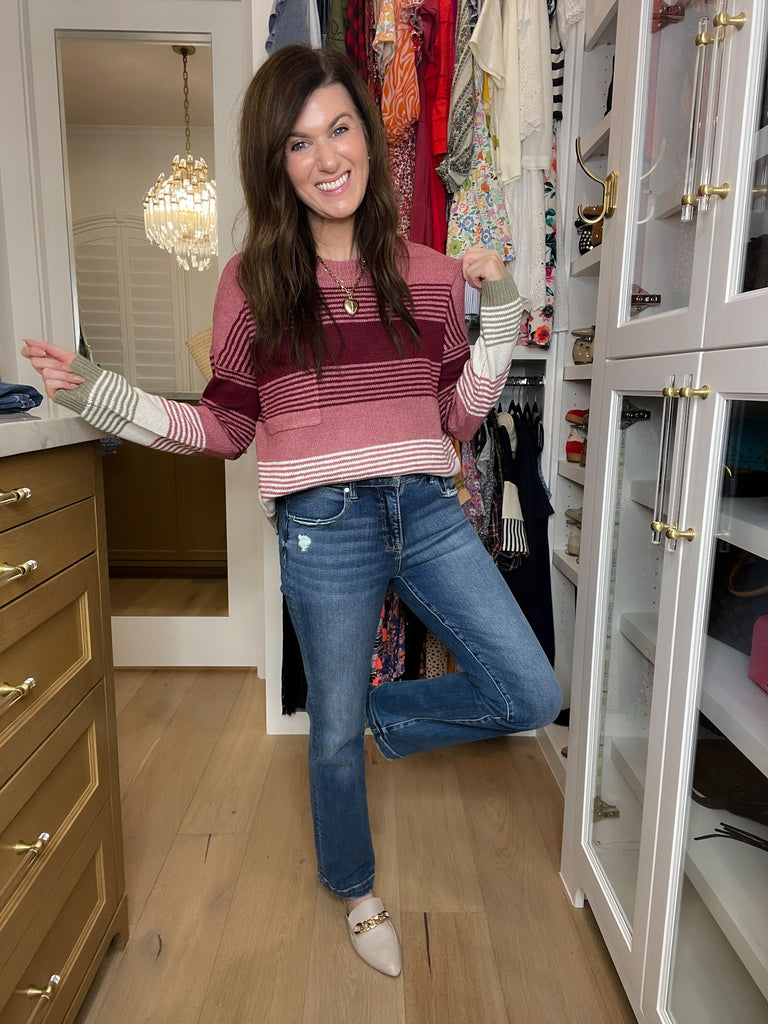 Risen Everett Mid Rise Tummy Control Jeans