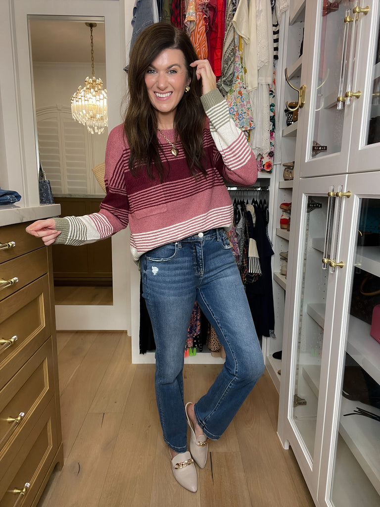 Risen Everett Mid Rise Tummy Control Jeans