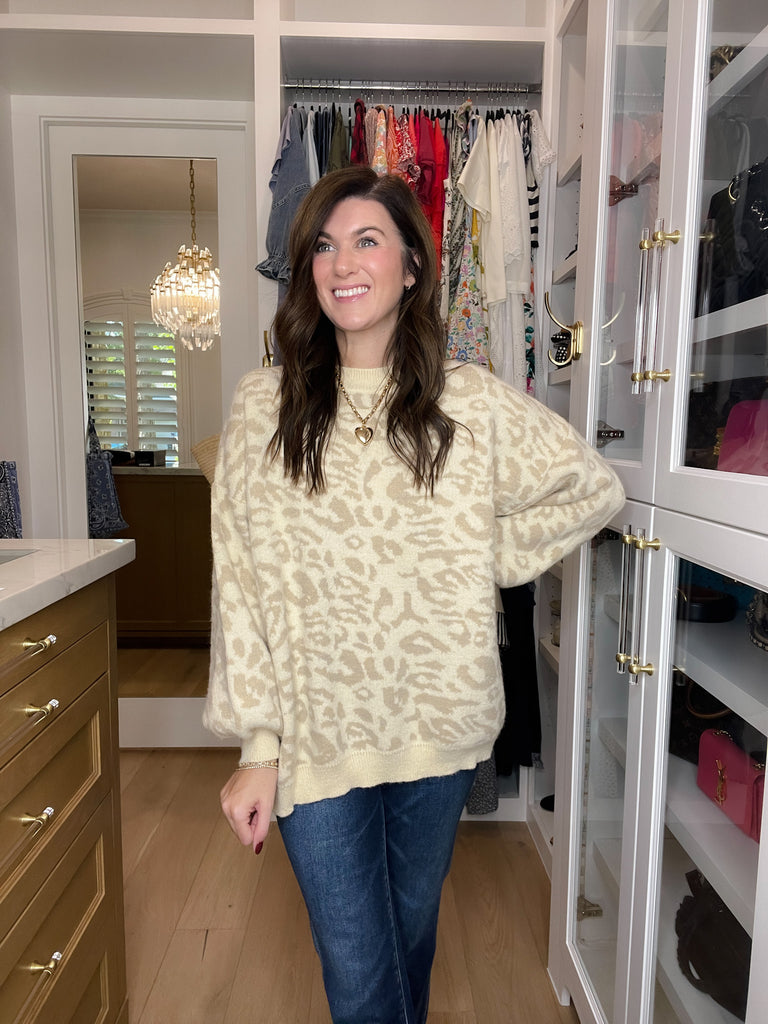 Wild Whispers Leopard Sweater