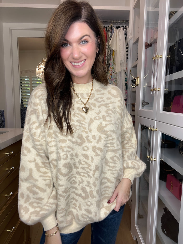 Wild Whispers Leopard Sweater