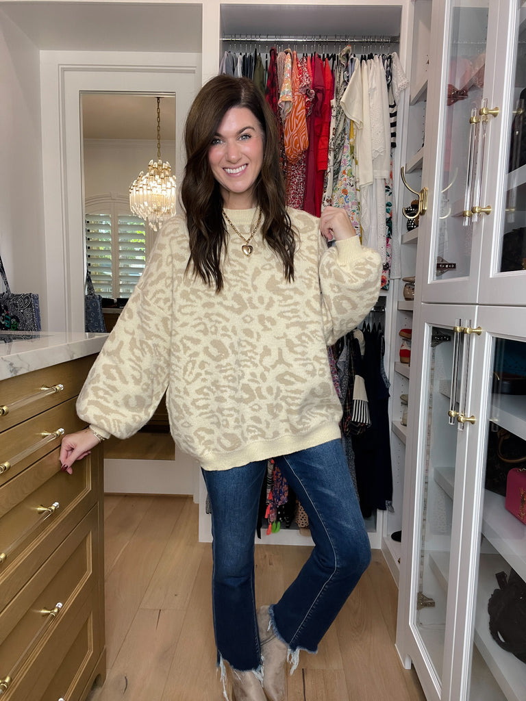 Wild Whispers Leopard Sweater