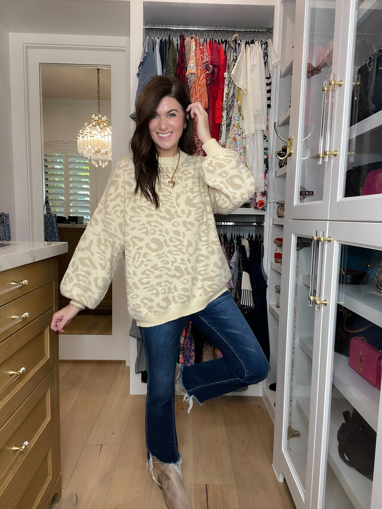 Wild Whispers Leopard Sweater