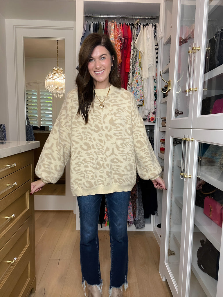Wild Whispers Leopard Sweater