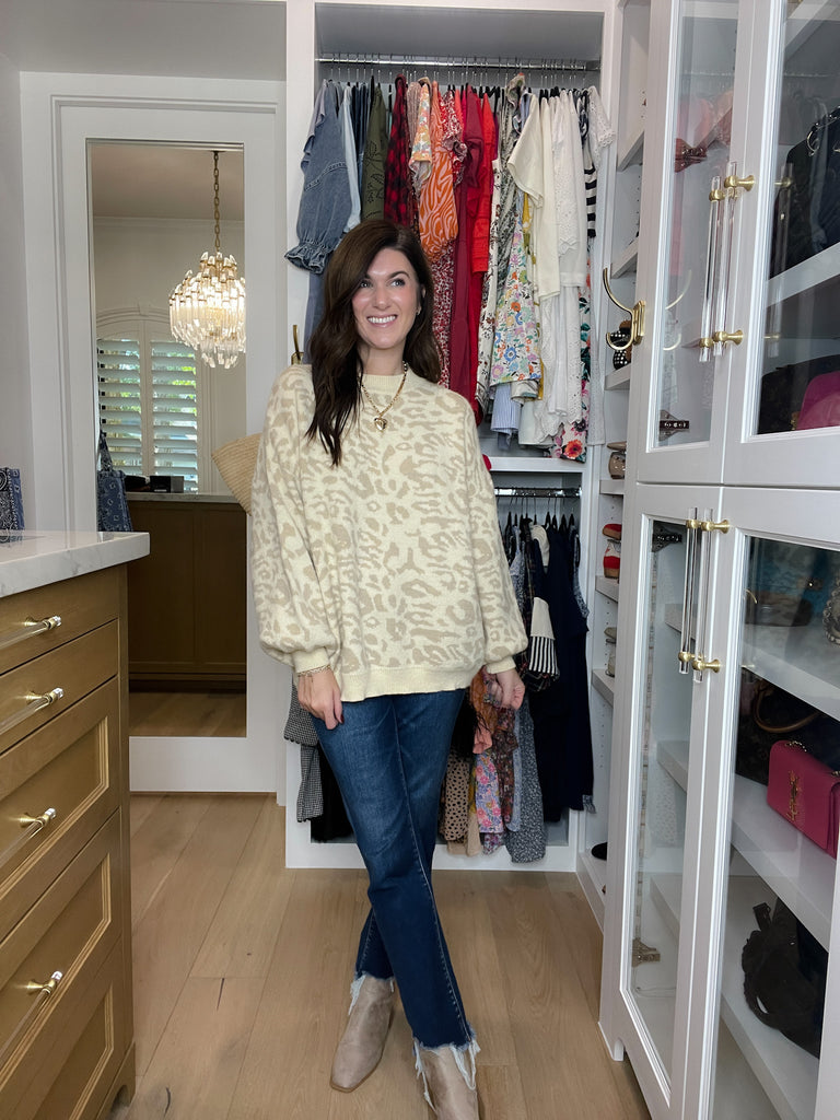 Wild Whispers Leopard Sweater