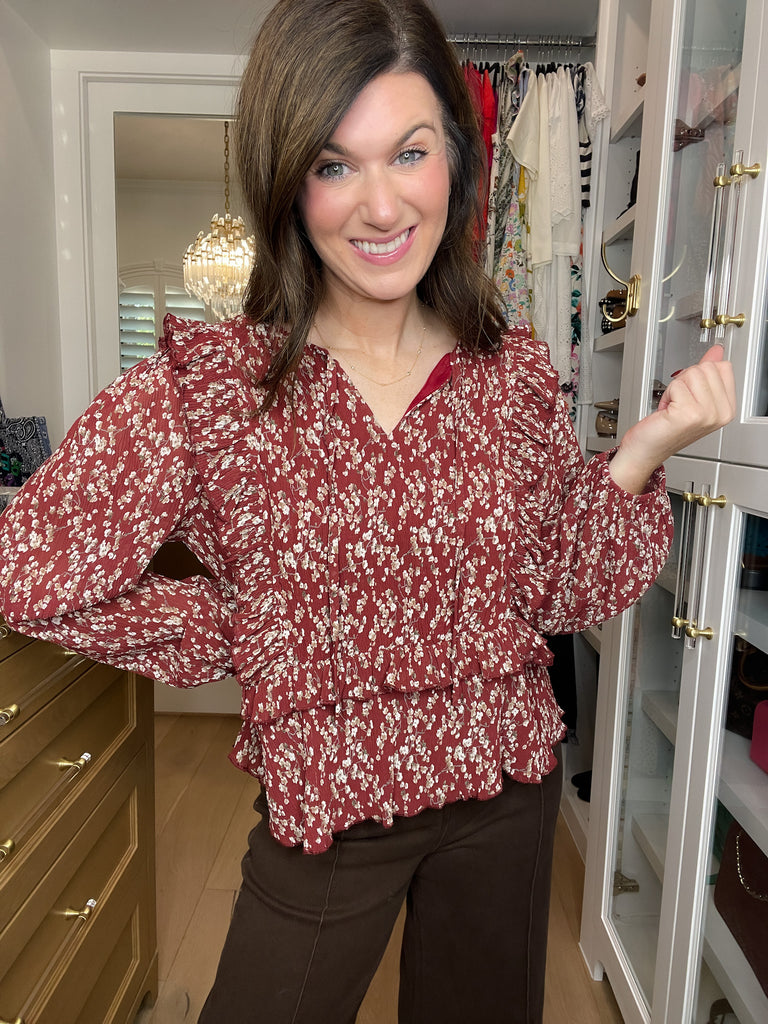 SALE! Woodvale Top *Final Sale*