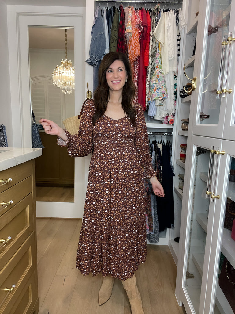 Rustic Romance Midi Dress