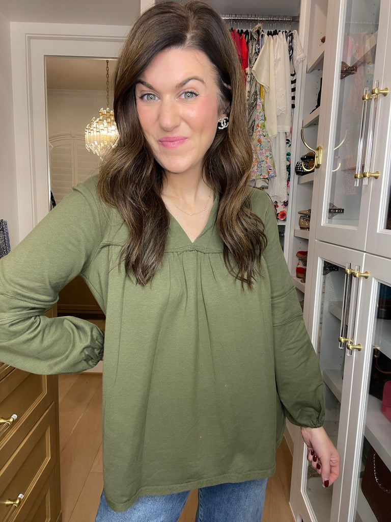 Everyday Ease Top in Olive