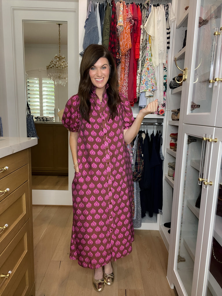 Cue the Blooms Floral Midi Dress