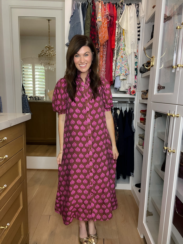 Cue the Blooms Floral Midi Dress