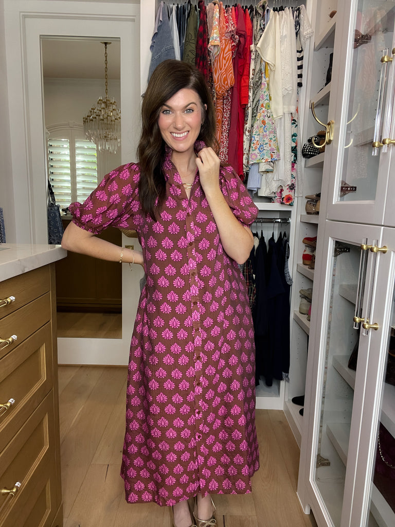 Cue the Blooms Floral Midi Dress