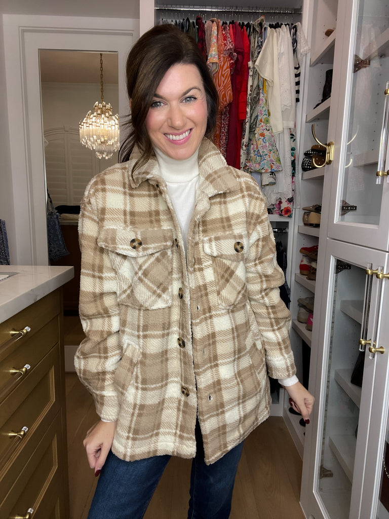 DOORBUSTER! Toasted Trails Plaid Jacket *Final Sale*