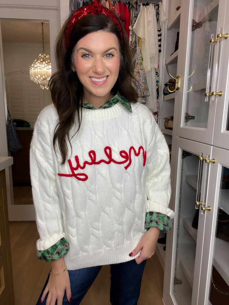 Merry Cable Knit Sweater