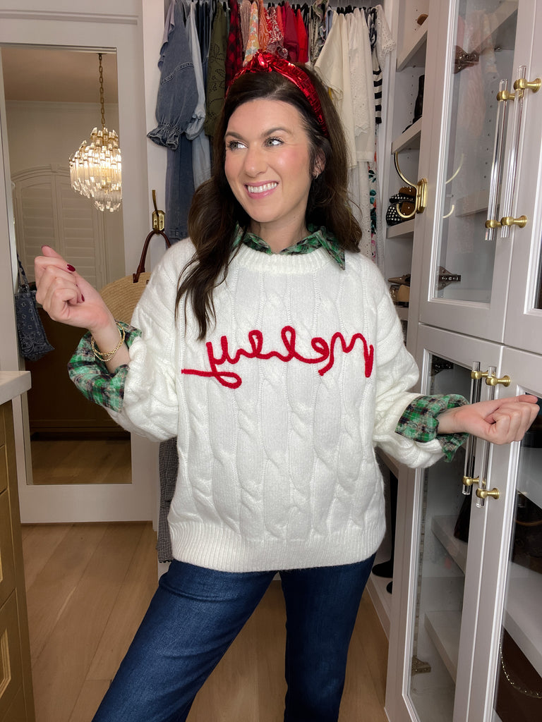 Merry Cable Knit Sweater