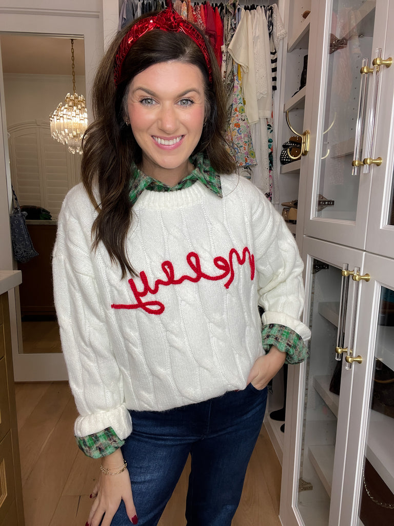 Merry Cable Knit Sweater