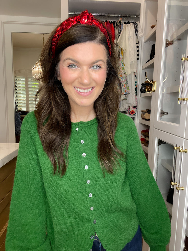 Red Sequin Headband *Final Sale*