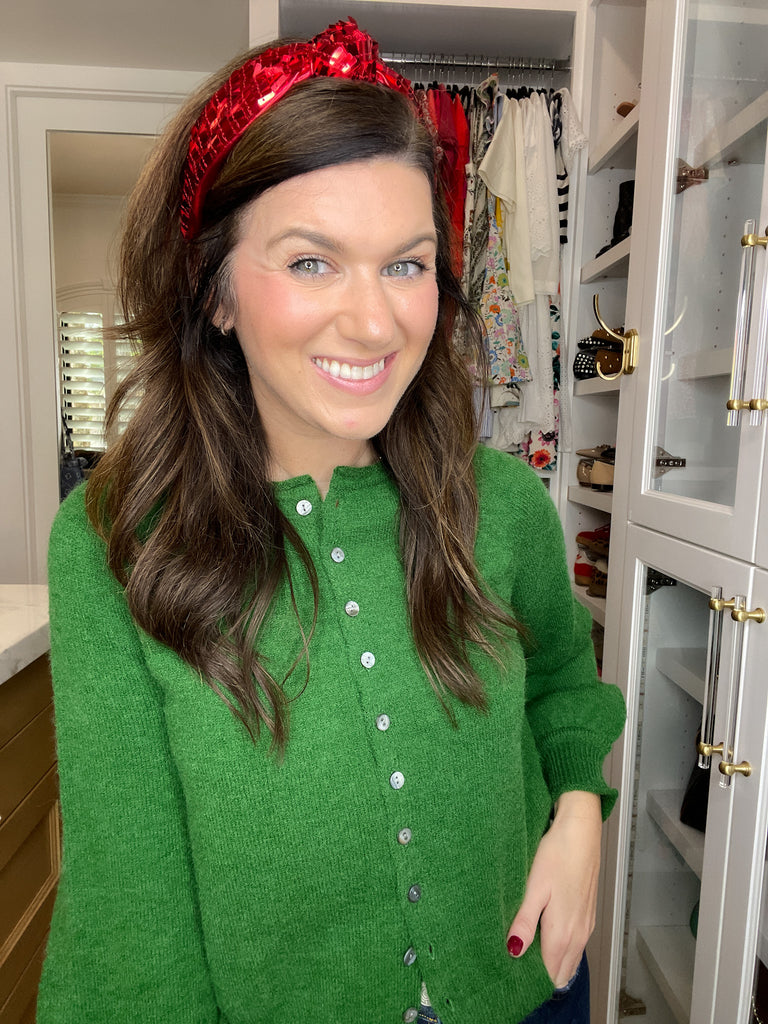 Red Sequin Headband *Final Sale*