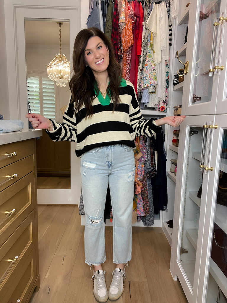 Vervet Arlo High Rise Vintage Crop Boyfriend Jeans