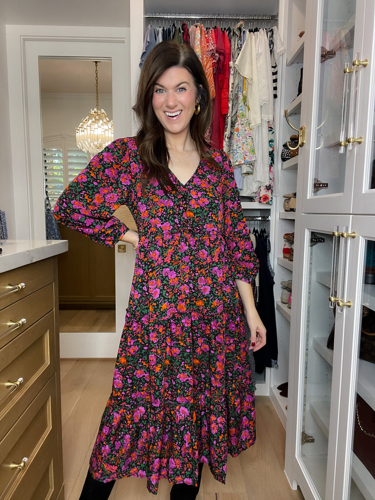 Flourish Floral Midi Dress