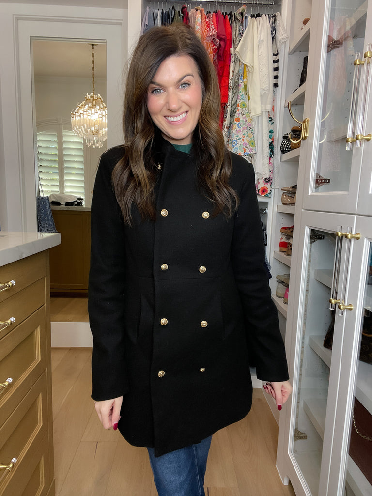 The Avenue Edit Coat in Black