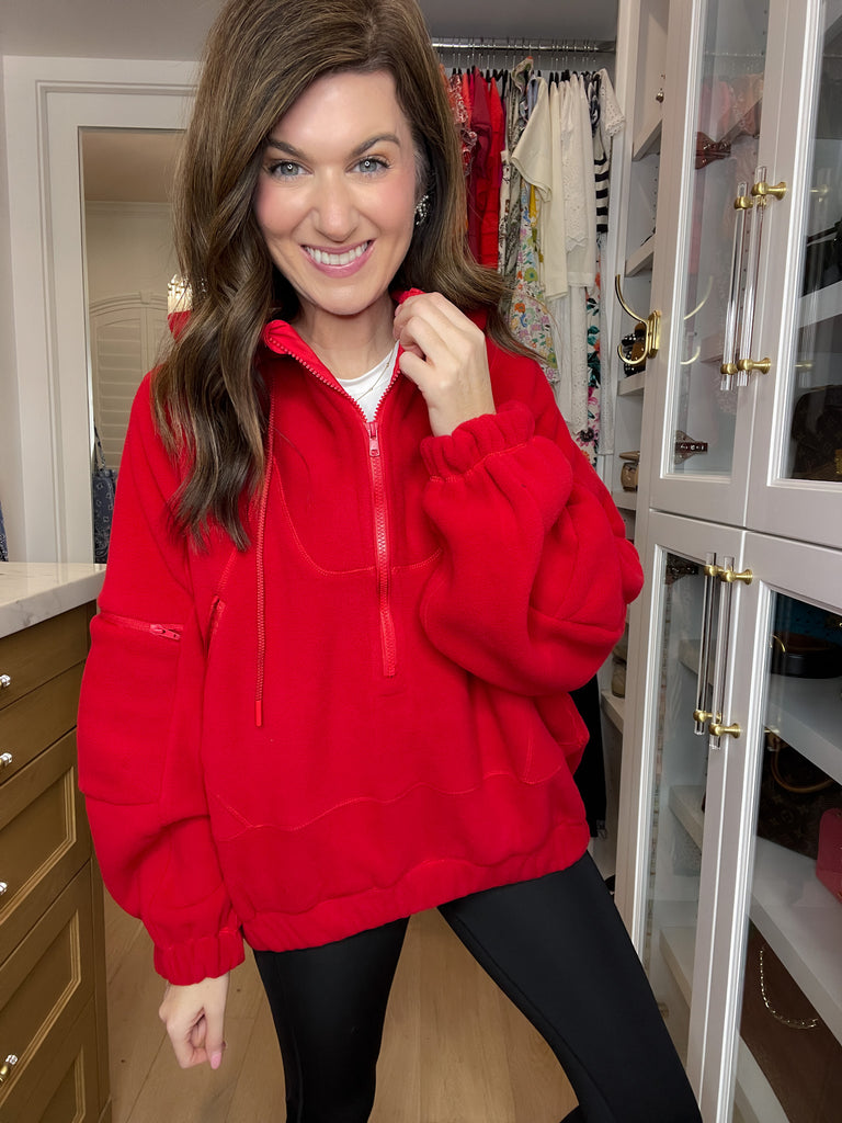 Take the Long Way Fleece Pullover