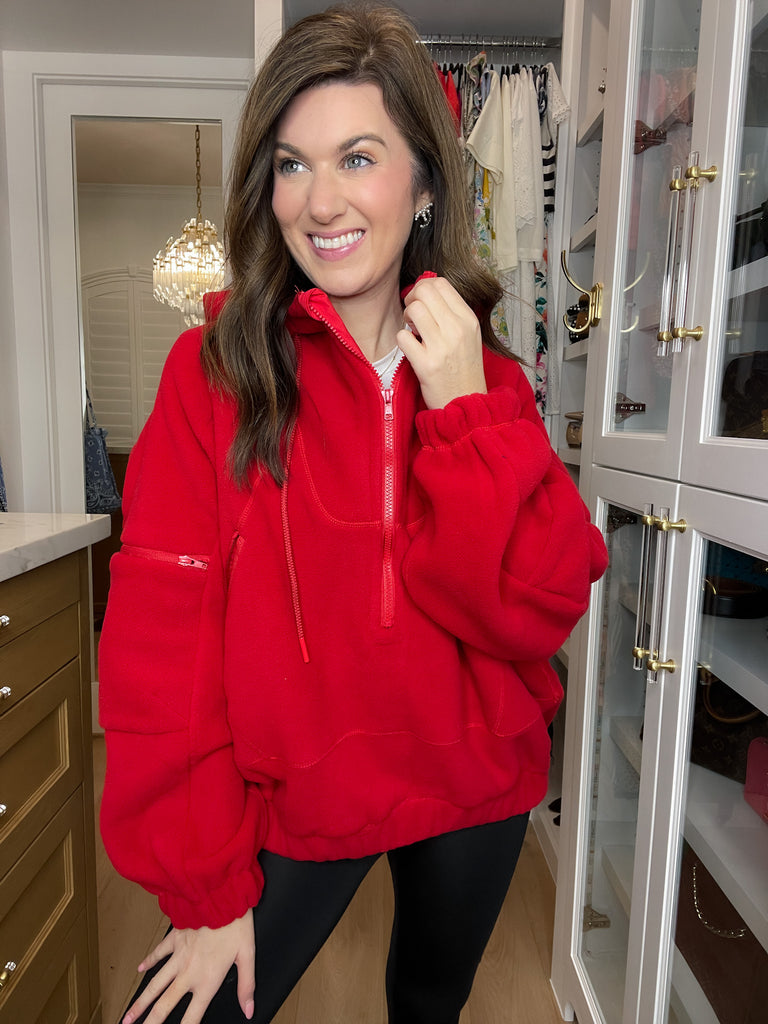 Take the Long Way Fleece Pullover