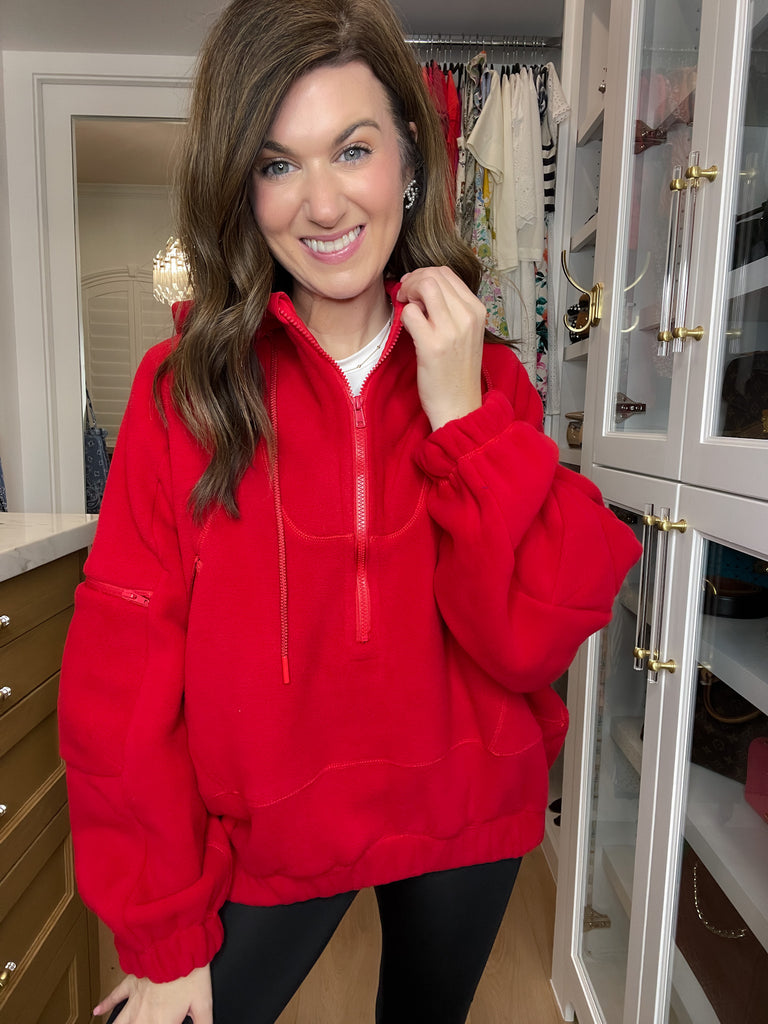 Take the Long Way Fleece Pullover