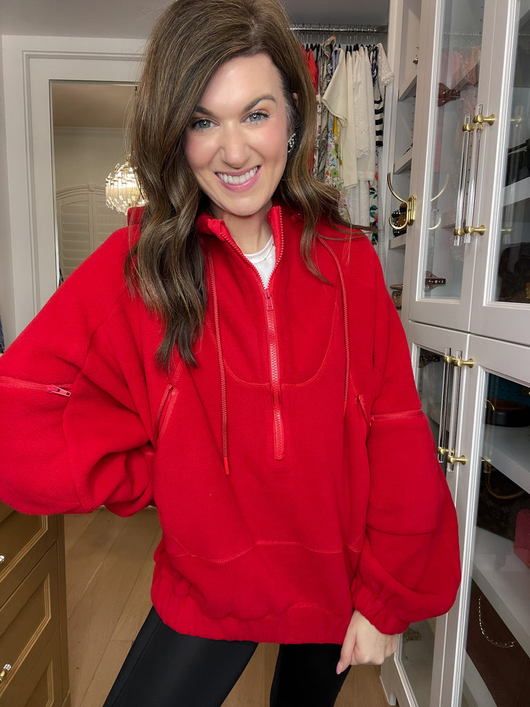 Take the Long Way Fleece Pullover